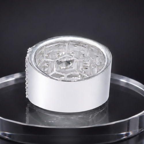 Nhẫn Bạc Nam S925 Đính Đá Tinh Xảo Sang Trọng – Khăng Định Khí Chất HSX001