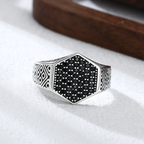 Nhẫn Bạc Thái Cá Tính S925 NHB076