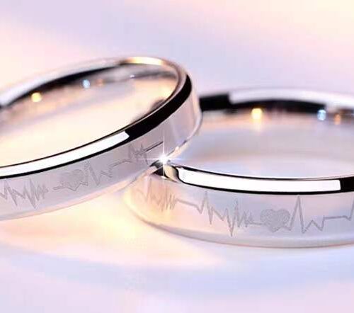 Nhẫn Nam Khắc Nhịp Tim Bạc S925 NHB032 Nhẫn Nam
