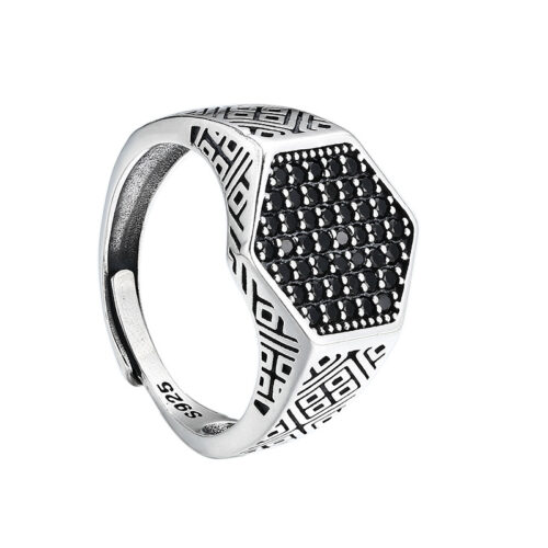 Nhẫn Bạc Thái Cá Tính S925 NHB076
