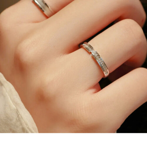 Nhẫn Đôi Cá Tính Bạc S925 NHB033-NHN023