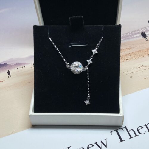 Vòng Cổ Kim Cương Moissanite 1 Carat DCN003