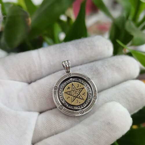 Mặt Dây Chuyền Mắt Thần Horus Bạc Thái S925 MDB001