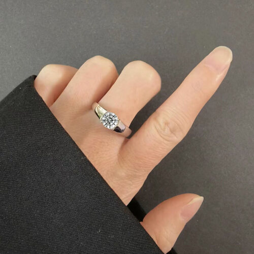 Nhẫn Nam Đính Đá Cubic Zirconia Lấp Lánh Bạc S925 NHB008 PMJ138
