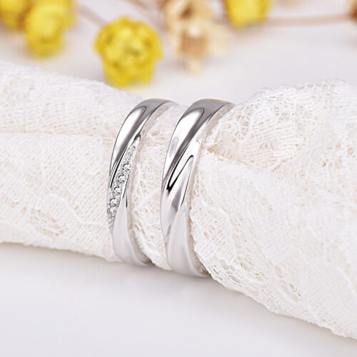 Nhẫn Đôi Tình Yêu Bạc S925 NHB004-NHN004 Nam