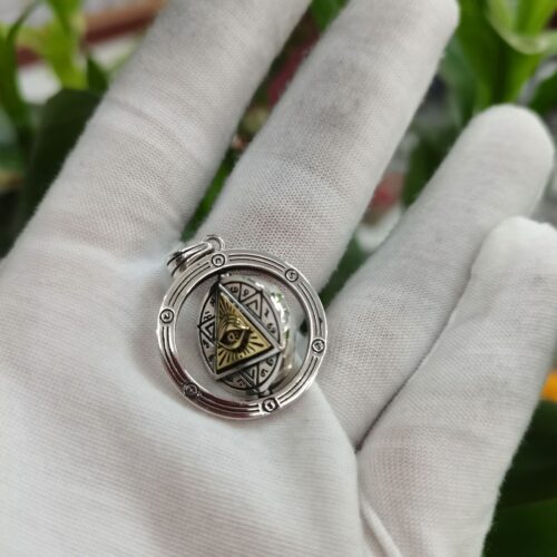Mặt Dây Chuyền Mắt Thần Horus Bạc Thái S925 MDB001