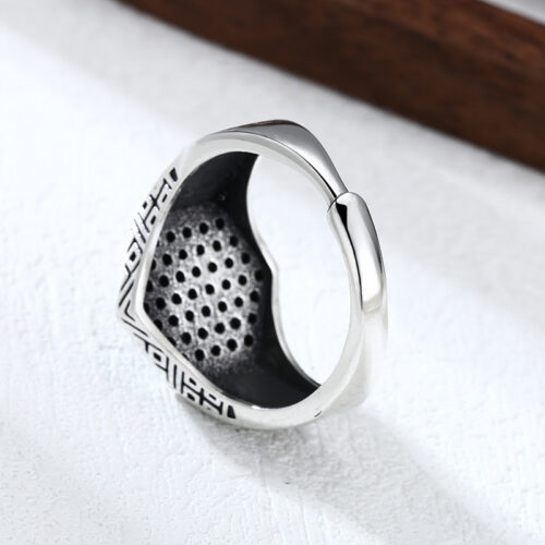 Nhẫn Bạc Thái Cá Tính S925 NHB076
