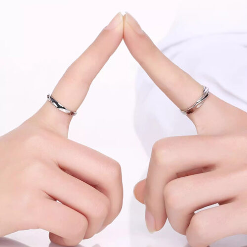 Nhẫn Nữ Sóng Nước Bạc S925 NHN001
