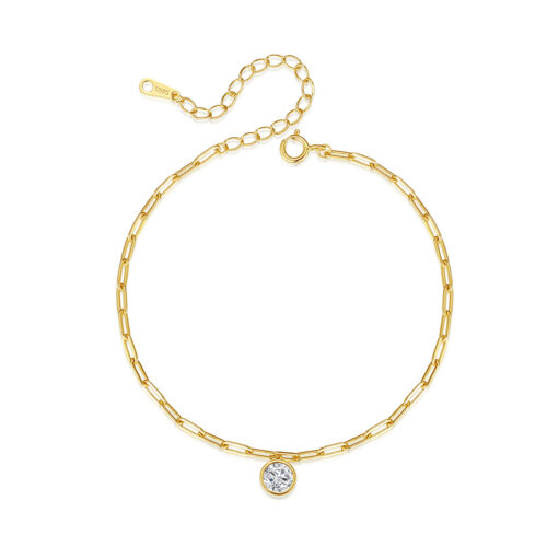 Vòng Đeo Tay Zircon Mạ Vàng Bạc S925 VDN001