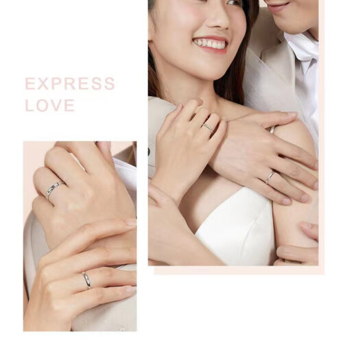 Nhẫn Cặp Trơn Bạc Nguyên Chất S925 NHN028-NHB038