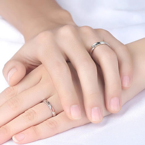 Nhẫn Nữ Sóng Nước Bạc S925 NHN001