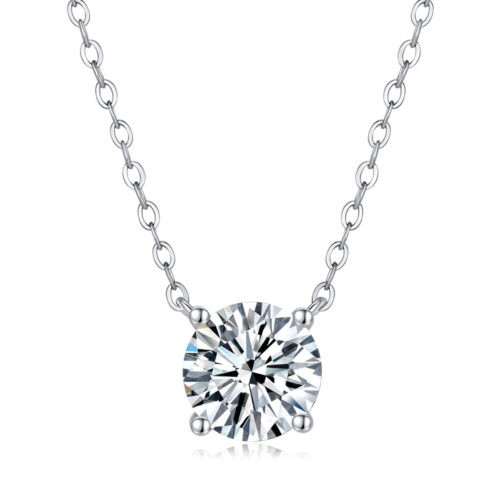 Vòng Dây Bạc Nữ Kim Cương Moissanate 1 Carat Bạc S925 DCN008