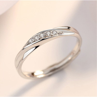 Nhẫn Đôi Lãng Mạng Cá Tính Bạc S925 NHN026-NHB036