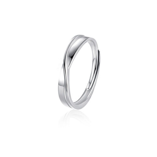 Nhẫn Đôi Mobius Bạc S925 Đính Kim Cương NHB016-NHN018