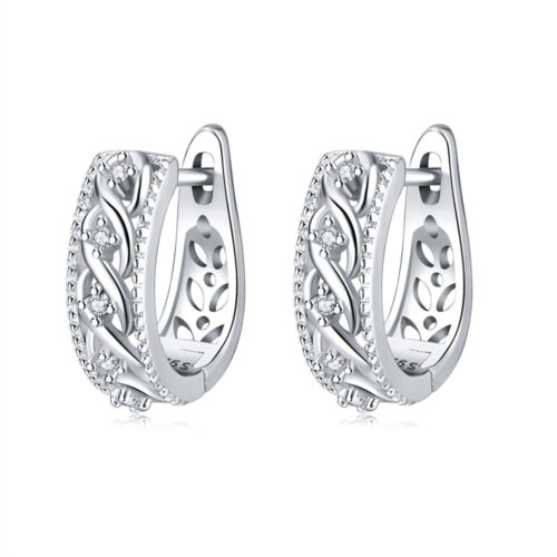 Hoa Tai Hình Chữ U Bạc S925 BTN006 3196