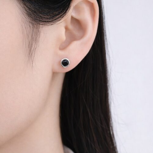 Khuyên Tai Nữ Đính Đá Cao Cấp S925 BTS030
