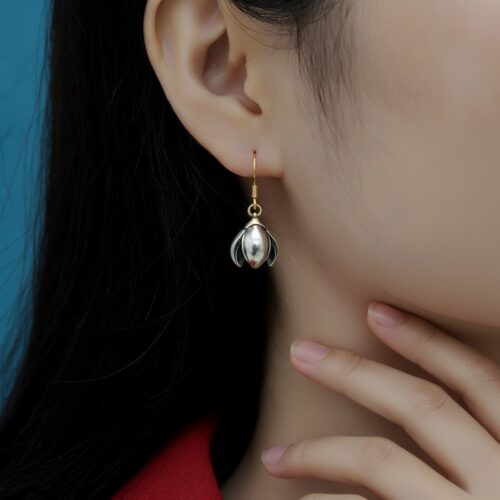 Bông Tai Nụ Bạc Sang Trọng Quý Phái S925 BTS036