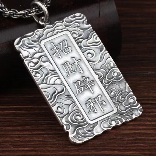 Mặt Dây Chuyền Thần Bí Thái Lan Bạc Thái S925 MDB013 Mặt dây chuyền Thần Tài