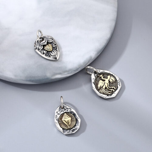 Mặt Dây Chuyền Cổ Điển Bạc Thái S925 MDB024 #2