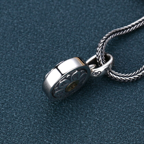 Mặt Dây Chuyền Ký Tự May Mắn Nam Bạc Thái S925 MDB049