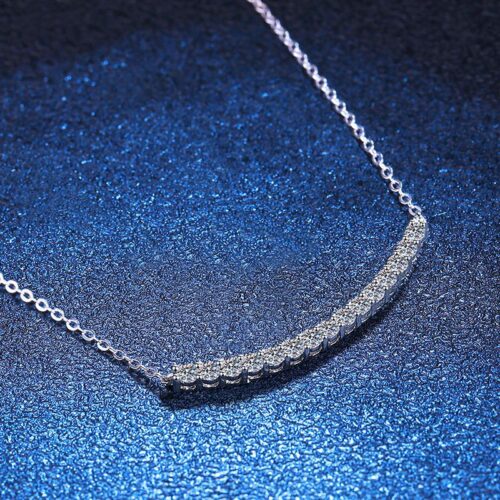 Vòng Cổ Bạc Đính Đá Moissanite S925 Cao cấp DCN056