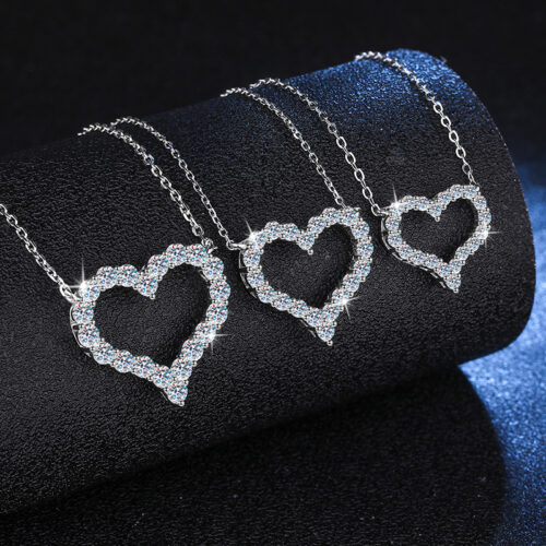 Dây Chuyền Kim Cương Mossanite Bạc S925 DCN041 1.2 Carat