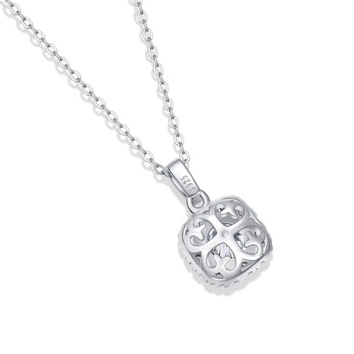 Dây Chuyền Nữ Sang Trọng Đính Kim Cương Moissanite Bạc S925 DCN085 30 Điểm