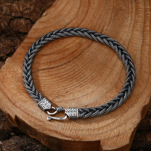 Vòng Tay Đan Thủ Công Bạc S925 VDB032
