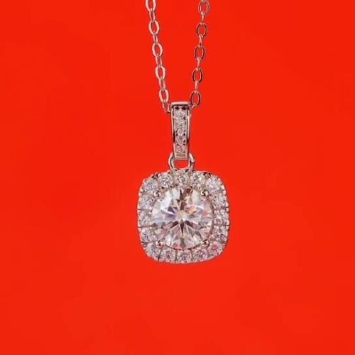 Dây Chuyền Nữ Sang Trọng Đính Kim Cương Moissanite Bạc S925 DCN085 30 Điểm