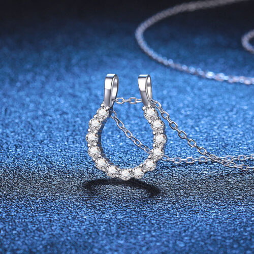 Dây Chuyền Cao Cấp Đính Kim Cương Moissanite Bạc S925 DCN064
