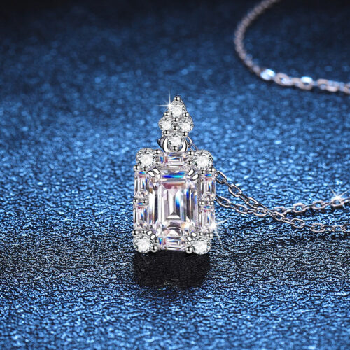 Dây Chuyền Ngọc Lục Bảo Bạc S025 DCN060 1 Carat