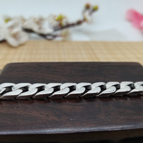 Vòng Tay Cuba Bạc Thái S925 VDB019 10mm 20cm 45g