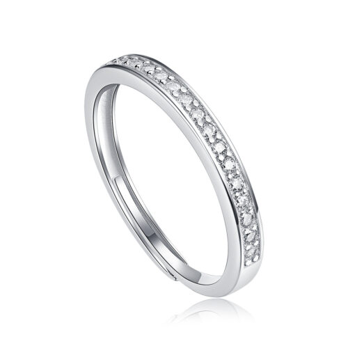 Nhẫn Đôi Song Hành Đính Kim Cương Moissanite Bạc S925 NHC022 Nhẫn Nữ