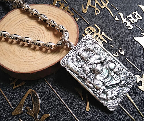Mặt Dây Chuyền Hình Bạc Thái S925 MDB010