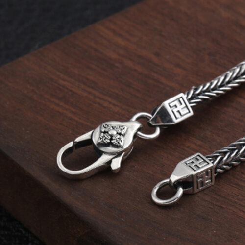 Vòng Tay Đuôi Cáo Bạc Thái S925 VDB027