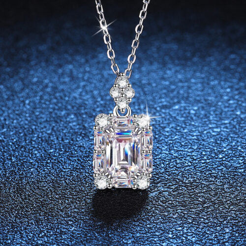 Dây Chuyền Ngọc Lục Bảo Bạc S025 DCN060 1 Carat