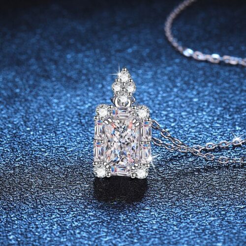 Dây Chuyền Ngọc Lục Bảo Bạc S025 DCN060 1 Carat
