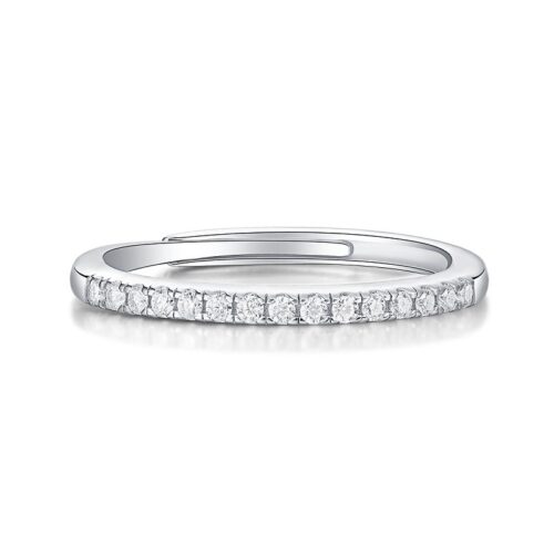 Nhẫn Nữ Tinh Xảo Đính Kim Cương Moissanite Bạc S925 NHN075 R13232