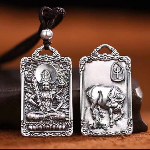 Mặt Dây Chuyền Phong Thủy Mười Hai Con Giáp Bằng Bạc S925 MDB014 Dần