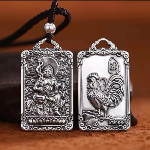 Mặt Dây Chuyền Phong Thủy Mười Hai Con Giáp Bằng Bạc S925 MDB014 Dần