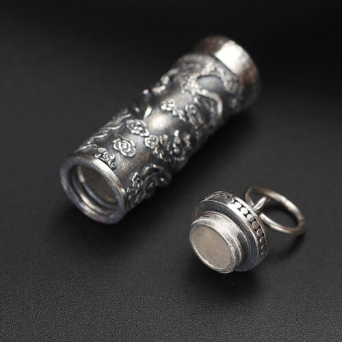 Mặt Dây Bạc Trang Sức Thời Trang Bạc Thái Hoa Văn Tamron MDB046
