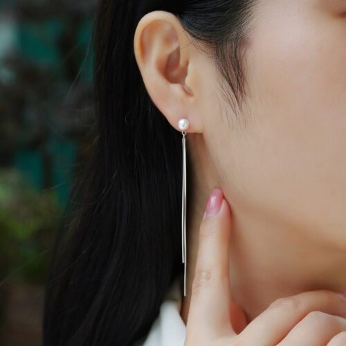 Bông Tai Bạc Nữ Thiết Kế Tinh Xảo Cao Cấp S925 BTS041