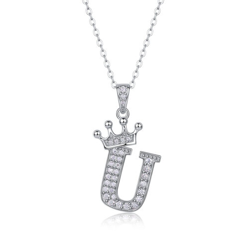Dây Chuyền Chữ Cái Đính Kim Cương Moissanite Bạc S925 DCN092 Chữ X