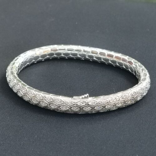 Vòng Tay Nam Vân Rắn Khảm Zircon Bạc S925 VDB013 Vòng Bạc