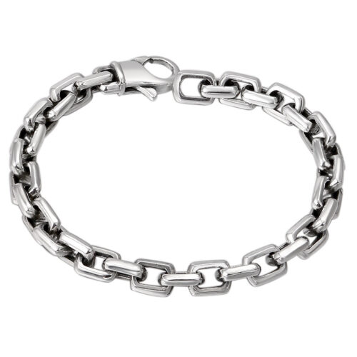 Vòng Tay Khóa Hình Vuông Bạc Thái S925 VDB022