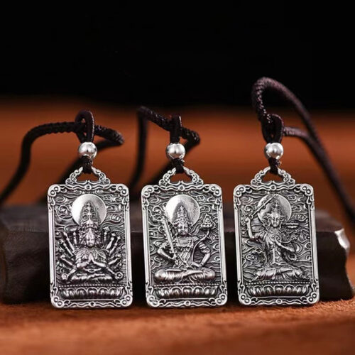 Mặt Dây Chuyền Phong Thủy Mười Hai Con Giáp Bằng Bạc S925 MDB014 Dần