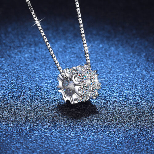 Vòng Cổ Moissanite Lấp Lánh Bạc S925 DCN038