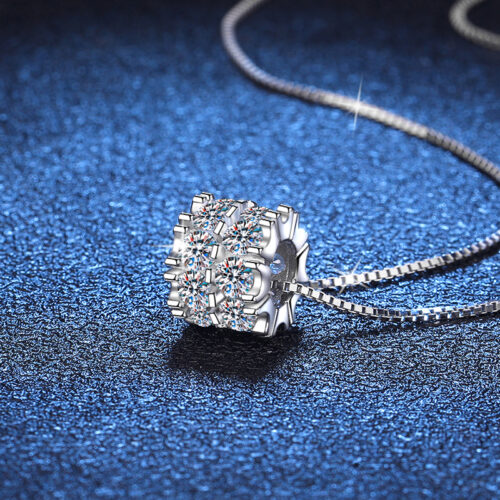 Vòng Cổ Moissanite Lấp Lánh Bạc S925 DCN038