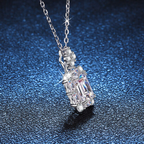 Dây Chuyền Ngọc Lục Bảo Bạc S025 DCN060 1 Carat