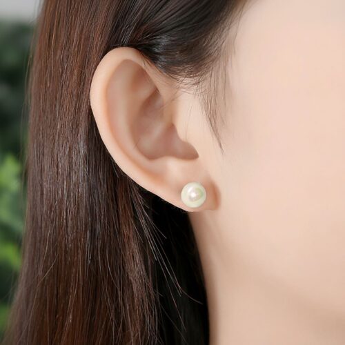 Bông Tai Nữ Ngọc Trai Thời Trang Bạc S925 Cao Cấp BTS042